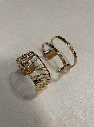 UN BIJOU A PARIS - Manchette 25mm essentielle dorée - laiton finition or (70405390100000)