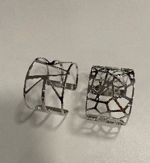 UN BIJOU A PARIS - Manchette 40mm essentielle argenté - laiton finition argent (70405401600000)