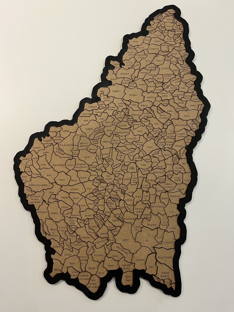 Hapapa - Puzzle Ardèche et ses communes