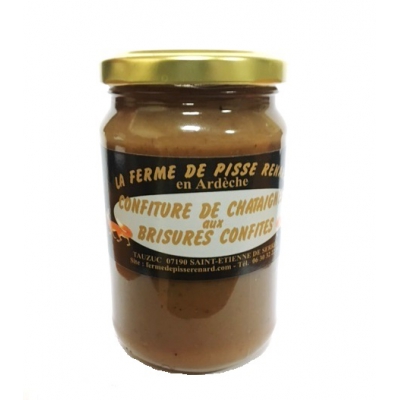 Pisse Renard - Confiture de châtaignes aux brisures confites (370g)